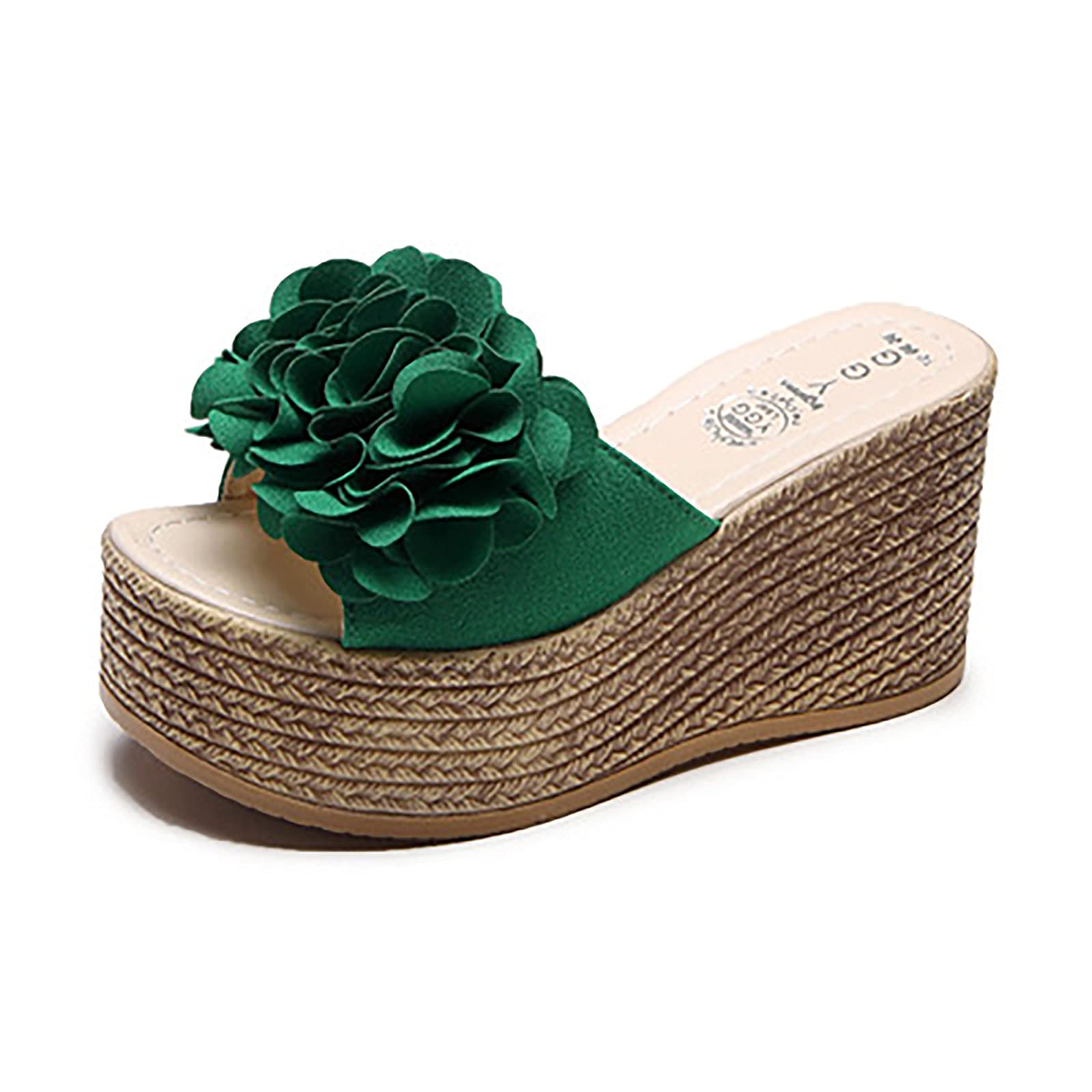 Vintage Women's Slip On Mule Slippers - Breathable Transparent House Shoes for Indoor & Outdoor Use - Perfect for Home, Office, and Casual Outings