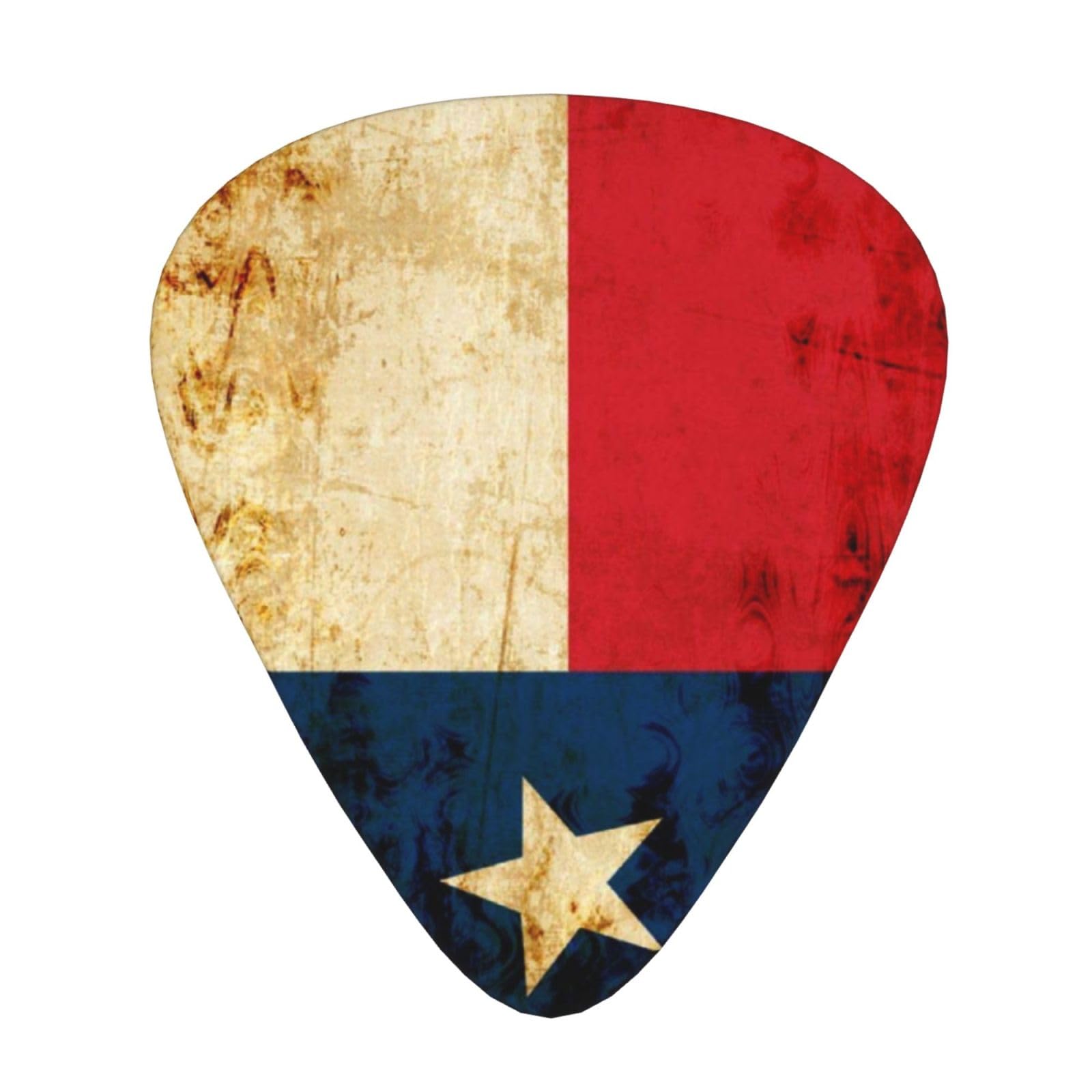 12-Pack Classic Guitar Picks for Electric Guitar, Acoustic Guitar, Mandolin & Bass - Standard Size, Texas Style - Perfect for Live Performances, Studio Recording & Practice Sessions