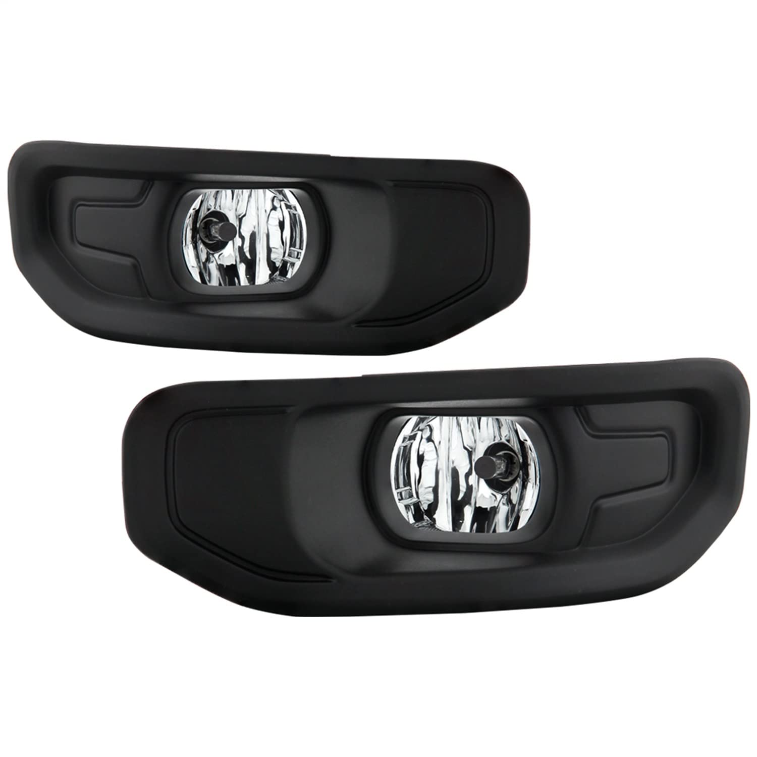 2019-2020 Dodge Ram 1500 OEM Style Halogen Fog Lights with Universal Switch - Clear Lens - Perfect for Night Driving & Off-Road Adventures (Does Not Fit 2500/3500 Models)