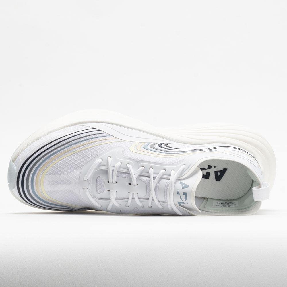 APL: Athletic Propulsion Labs Women's Streamline Sneaker - White/Frozen Grey/Parchment - Size 8 | Lightweight Running Shoes for Women | Perfect for Gym Workouts & Casual Wear