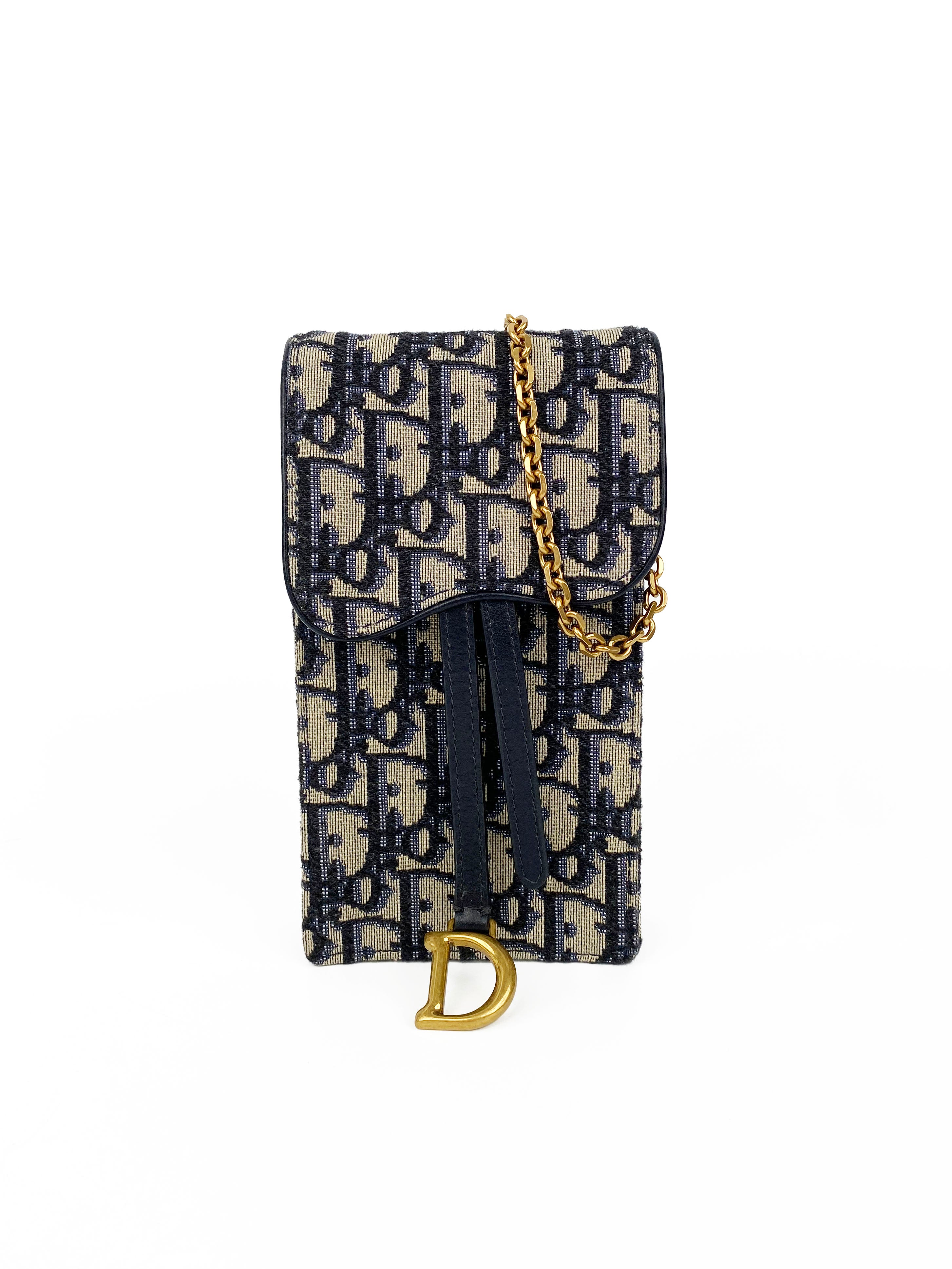 Dior Oblique Vertical Saddle Pouch - Luxury Crossbody Bag for Women | Fashionable Designer Handbag for Daily Use, Parties & Travel