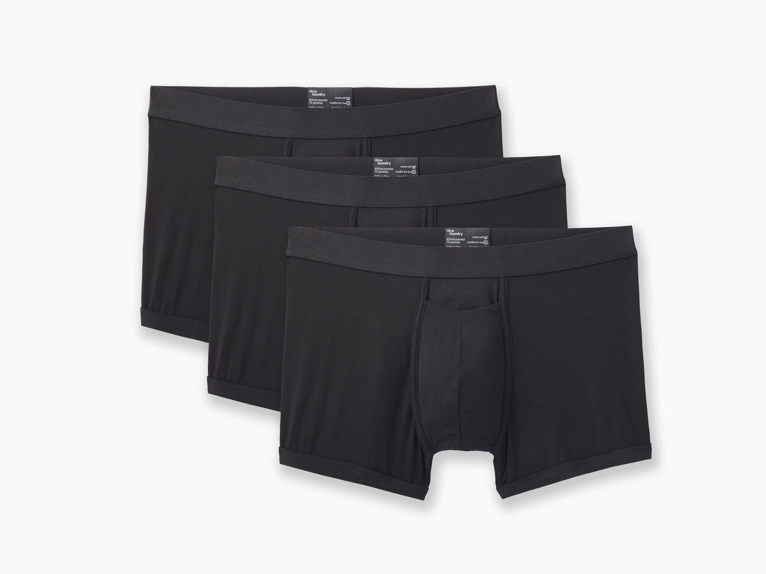 Premium Men's Boxer Briefs 3-Pack - Soft, Breathable & Comfortable Underwear for Everyday Wear - Gym, Work & Sleep