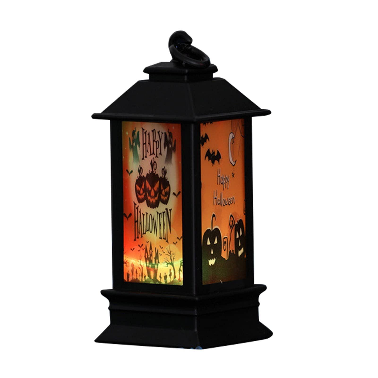 **Halloween LED Lantern Lights - Vintage Skull Skeleton Lamp for Home & Bar Decor**    (优化说明：保留核心关键词