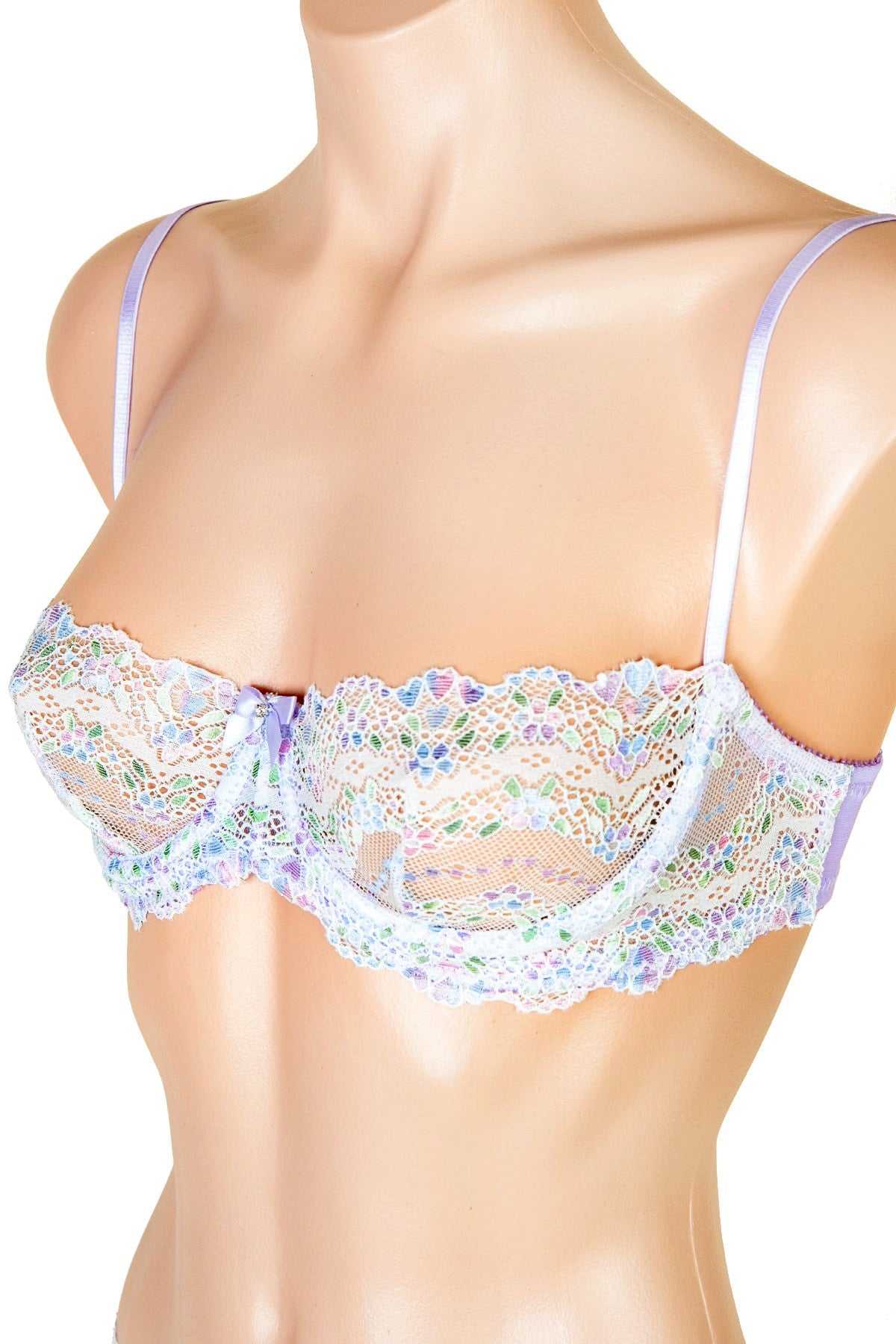 Marie Antoinette Nicole Demi Bra - Sexy Lace Underwire Push Up Bra for Women, Comfortable & Supportive - Perfect for Date Night, Special Occasions & Everyday Wear