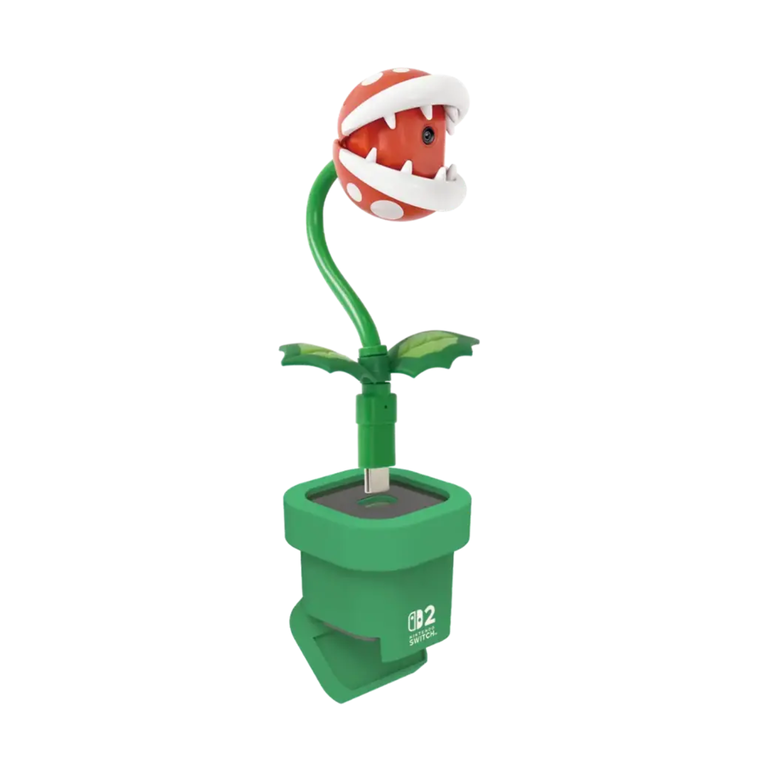 Piranha Plant Camera Stand for Nintendo Switch 2 - Adjustable Gaming Accessory for Streaming & Recording - Perfect for Gamers & Content Creators