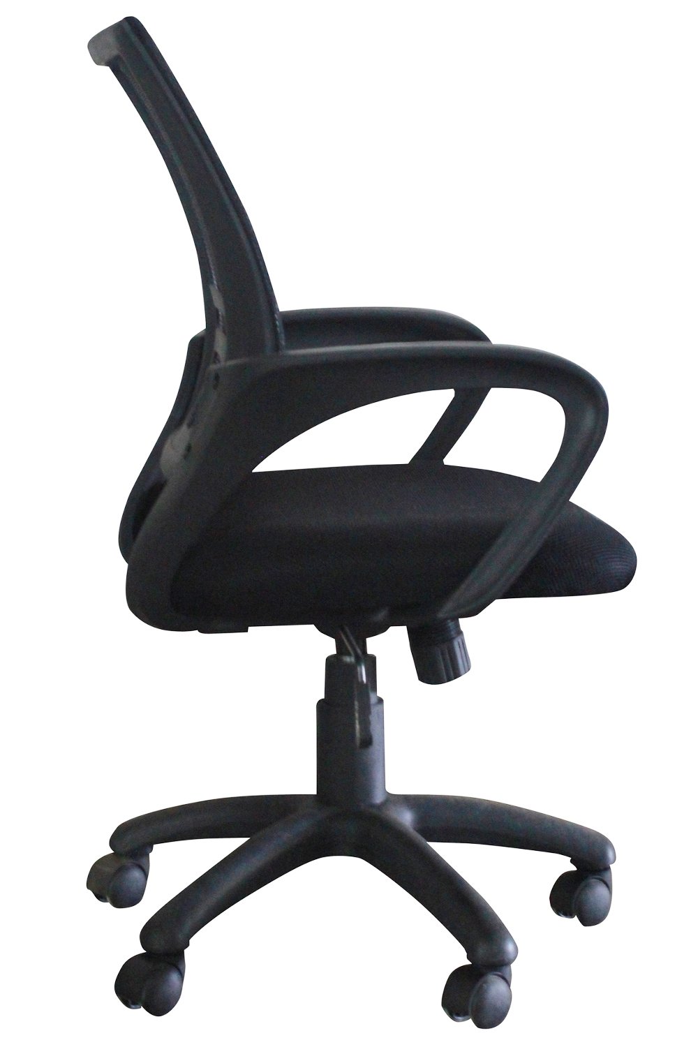 Ergonomic Mid Back Mesh Office Chair with Wheels - Adjustable Height & Lumbar Support for Home & Office Workspaces - Comfortable Computer Desk Chair for Long Hours of Sitting (Model 7009)
