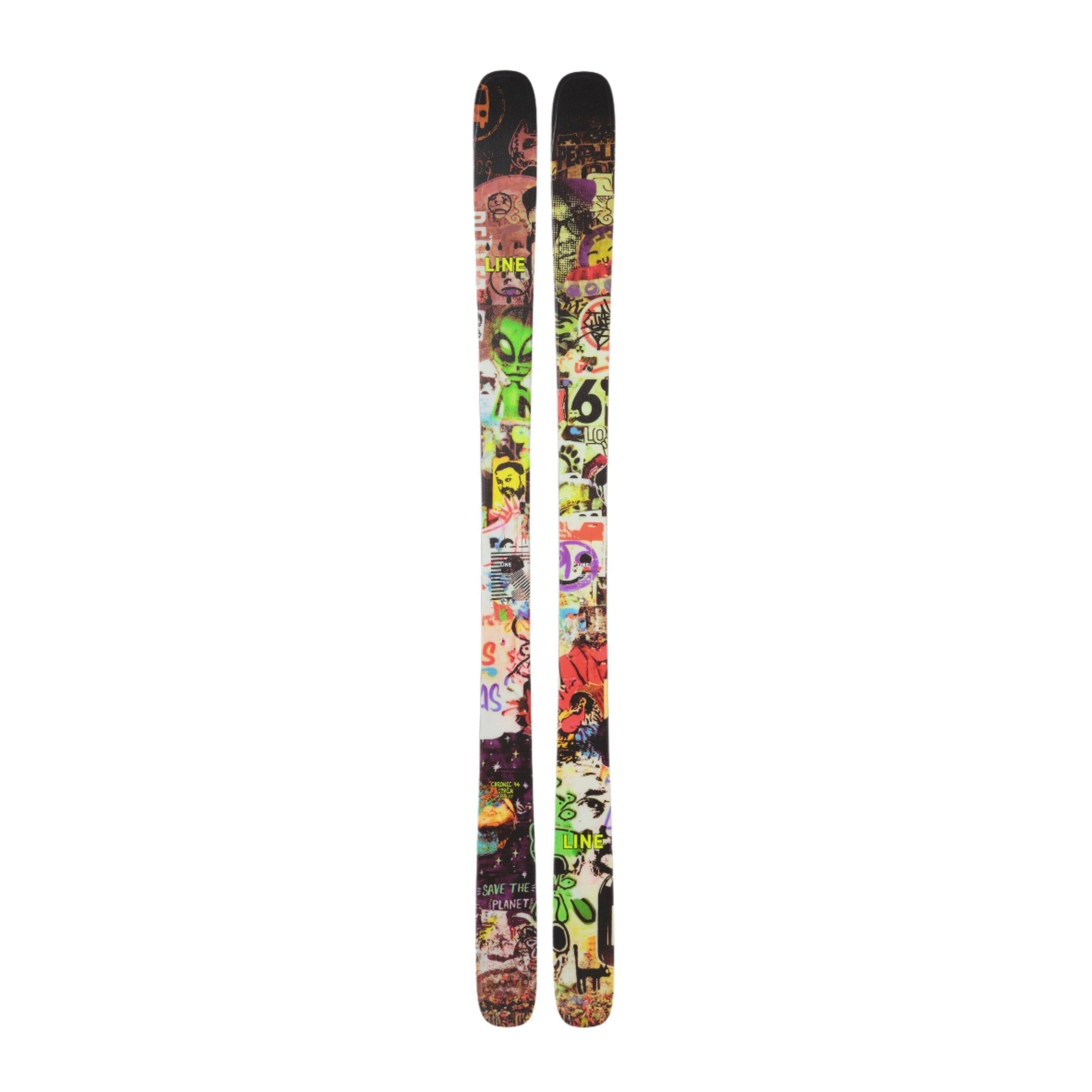 Line Chronic 94 Skis 2025 - All-Mountain Freestyle Skis for Men & Women | Perfect for Powder, Park, and Backcountry Skiing Adventures