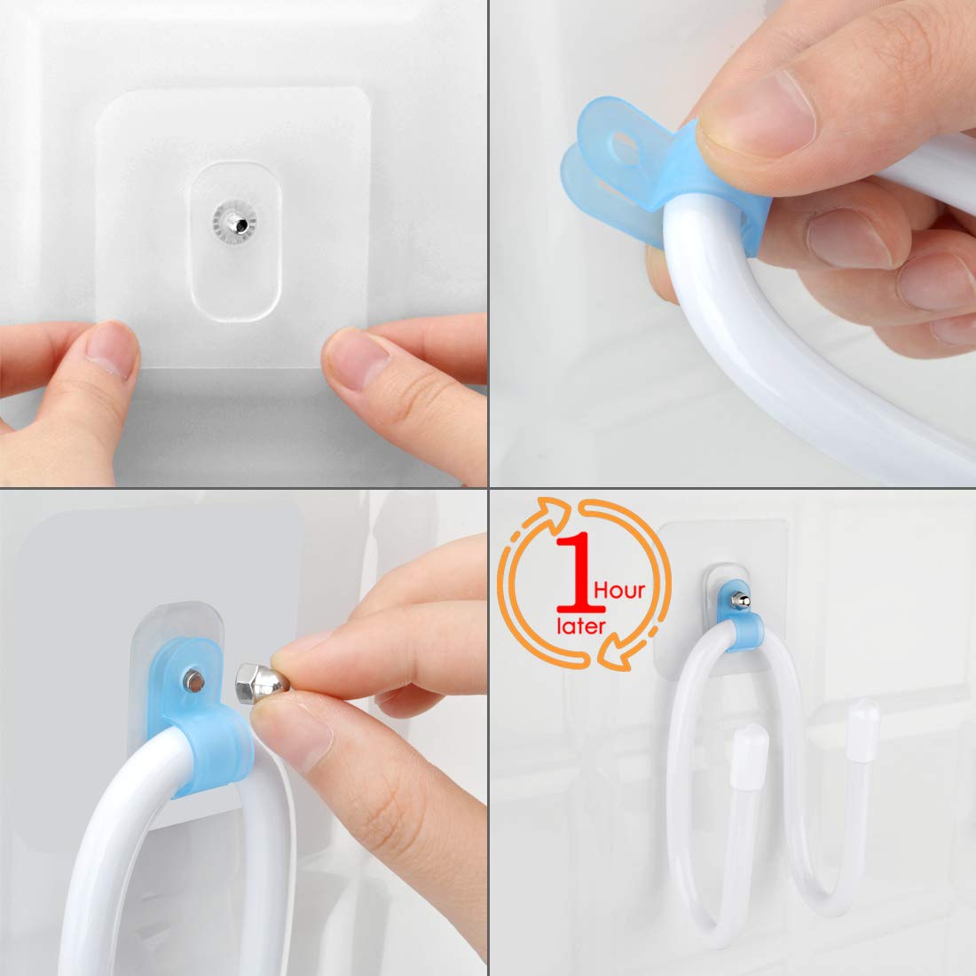 Linkidea 2-Pack White Gaming Controller Wall Mount & Headphone Hook - Compatible with Xbox One/S/X/Elite/Series X/S, PS5/PS4, VR Headsets & Touch Controllers - Space-Saving Wall Organizer for Gaming Setup & Home Entertainment System
