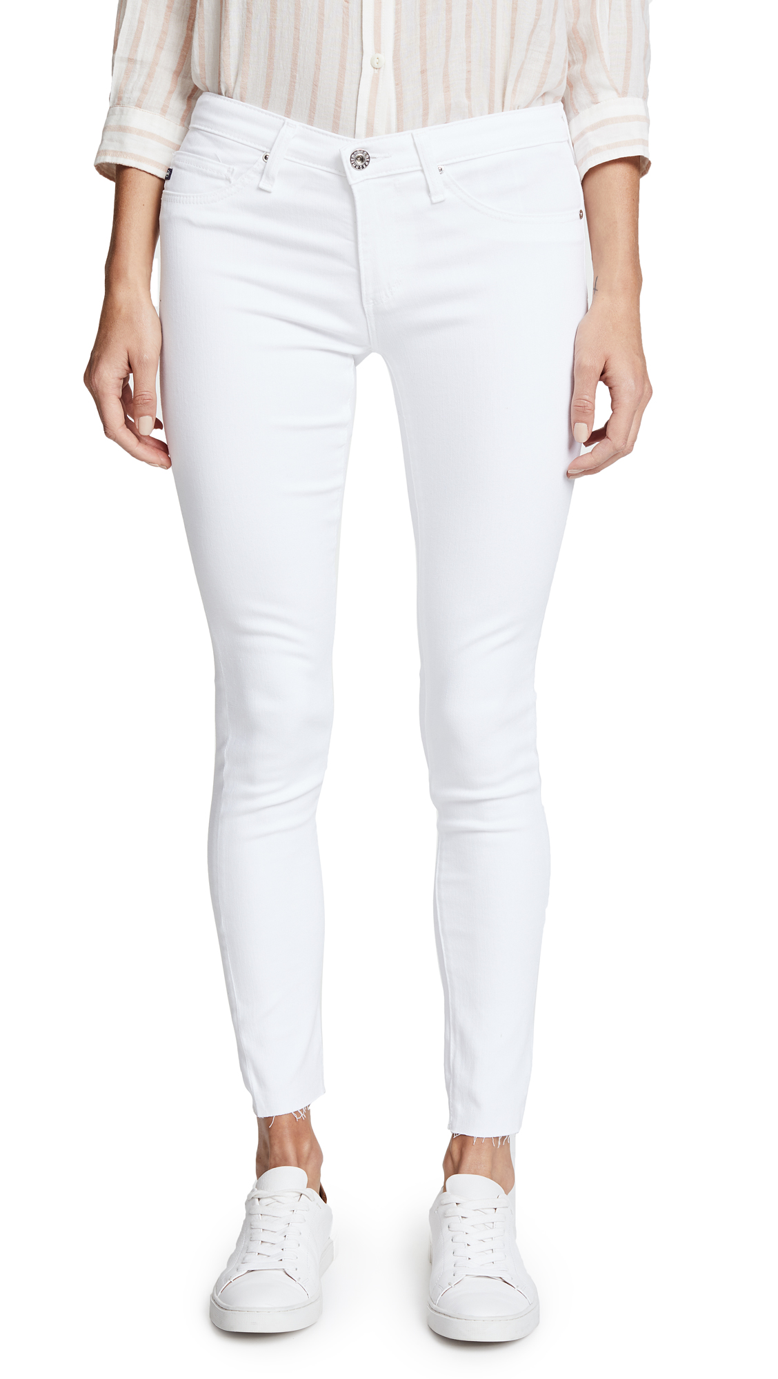 AG Adriano Goldschmied Women's High Waist Stretch Skinny Ankle Jeans - Perfect for Casual Wear, Work & Date Night Outfits