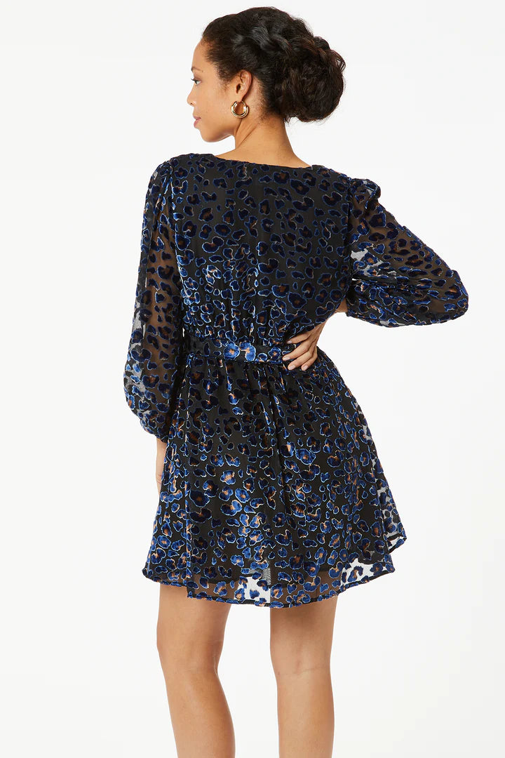 Jim Velvet Dress for Women - Navy Blue Elegant Evening Gown, Formal Party Dress, Holiday Cocktail Attire - Perfect for Weddings, Galas, and Special Occasions