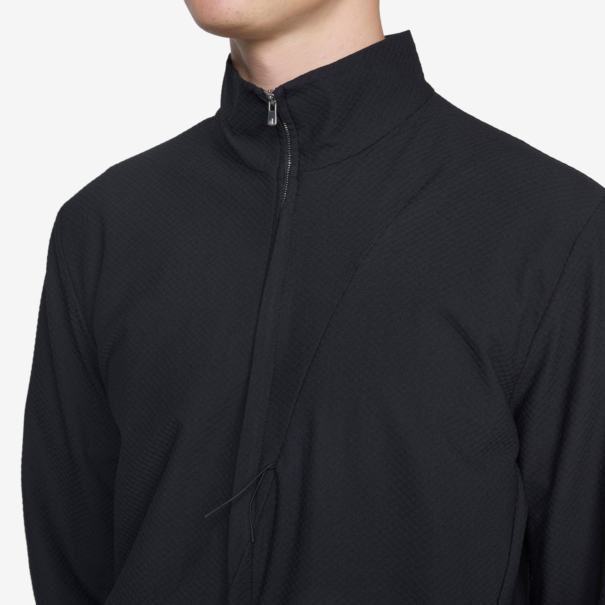 8.0 Track Jacket for Men - Lightweight Running Jacket with Breathable Fabric, Right Black - Perfect for Jogging, Gym Workouts & Outdoor Sports