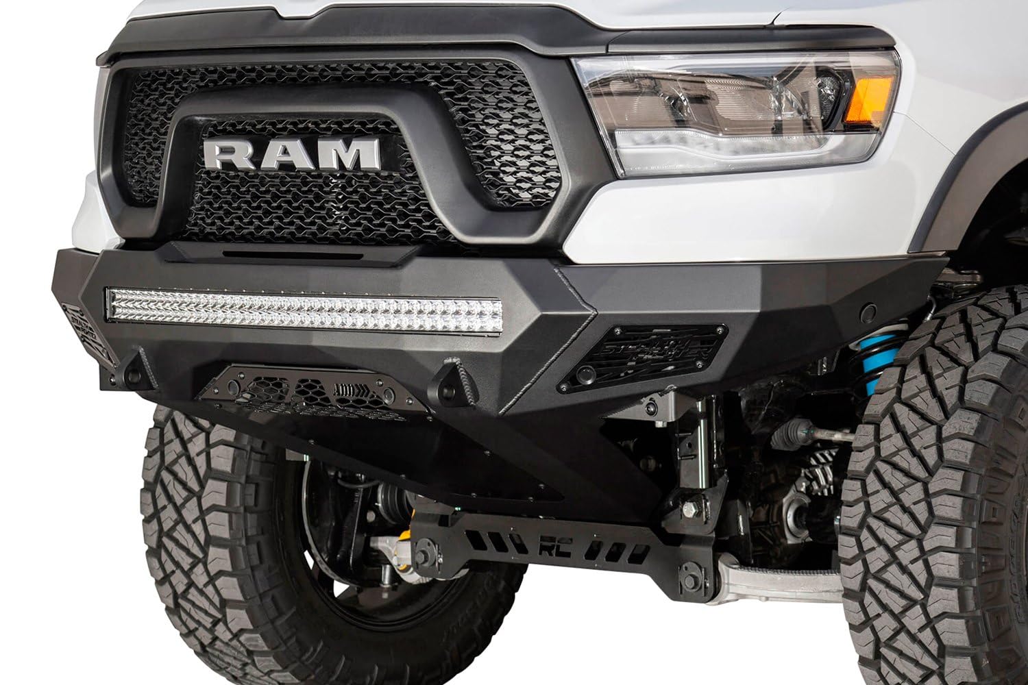 A.DESERT DES Stealth Fighter Front Bumper for Jeep Wrangler JK - Heavy Duty Off-Road Protection | Perfect for Rock Crawling & Trail Adventures