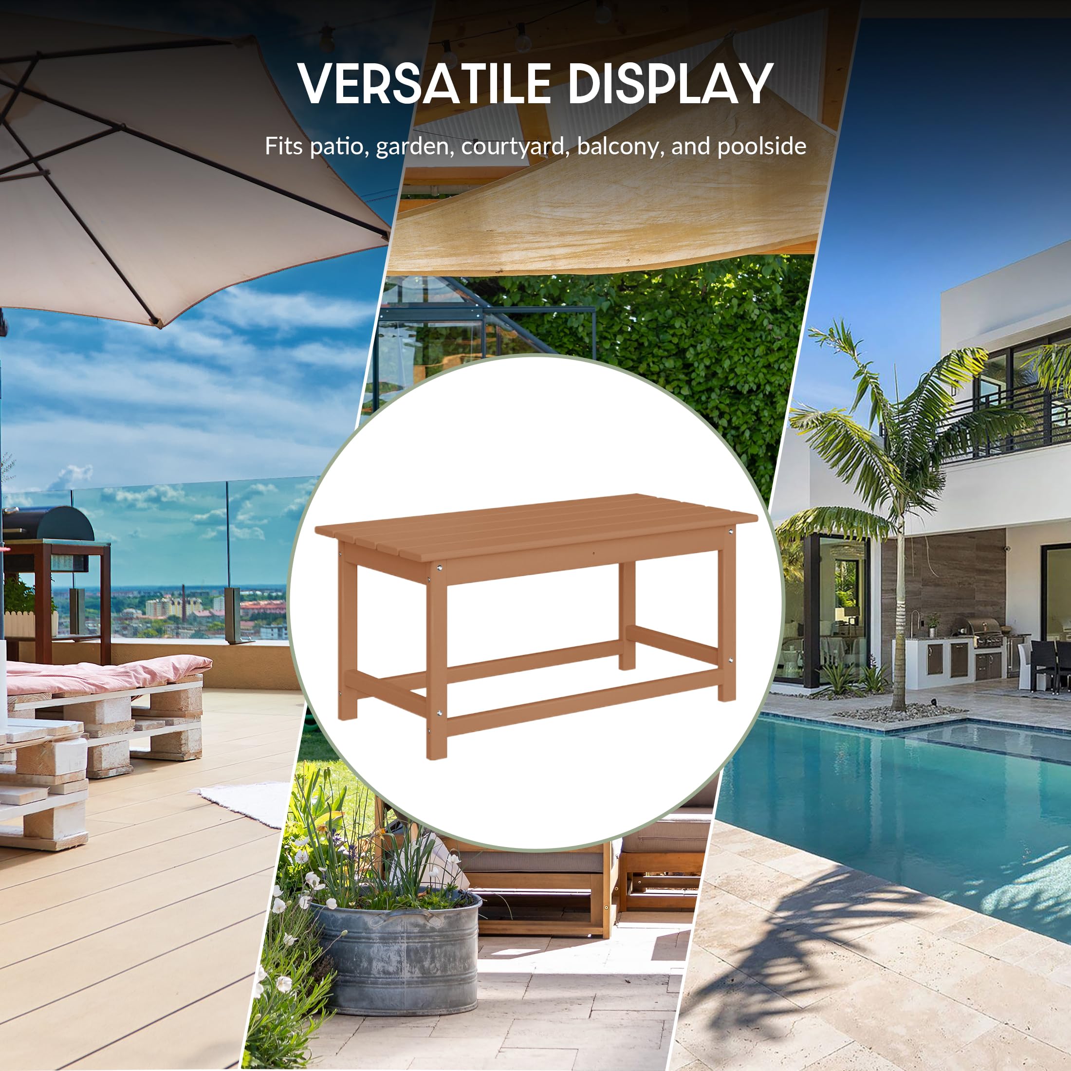 WestinTrends Malibu Outdoor Coffee Table - 35