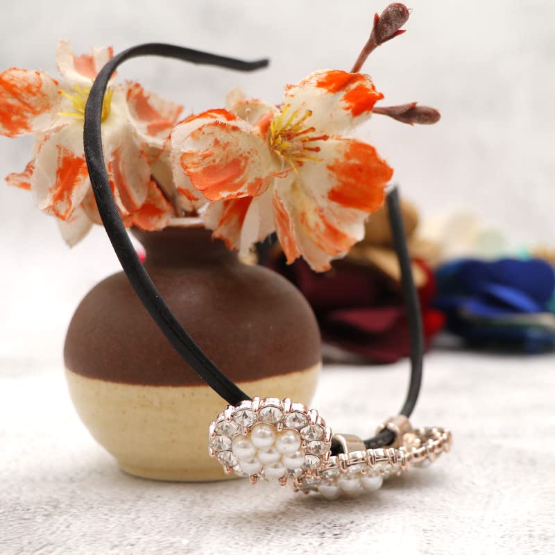 Honbon Crown Tiara Hairband for Girls - Birthday Princess Tiara, Rakhi & Friendship Day Gift, Stylish Hair Accessories for Women & Kids (2-Pack) - Perfect for Birthday Parties, Weddings & Special Occasions