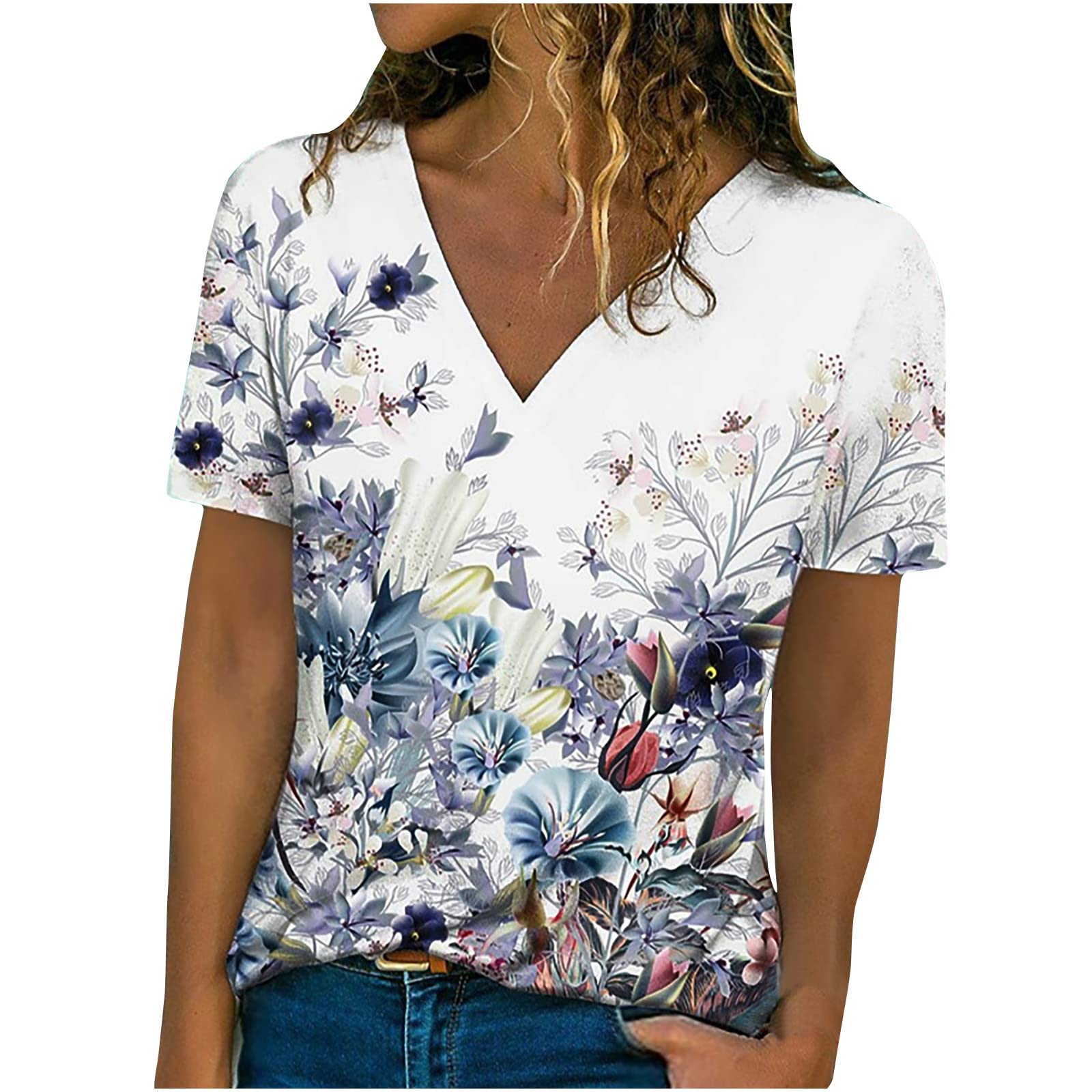 Women's Workout Tennis Shirts - Slim Fit Square Neck Puff Short Sleeve Tunic Tops for Casual & Business Wear | Gym, Office, Weekend Outfits