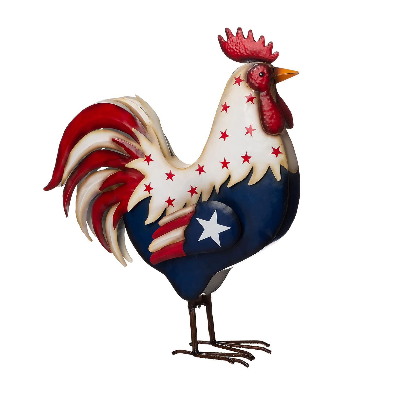 Abimy Resin Rooster Ornaments - Handcrafted Weathervane Souvenirs for Home & Garden Decor (30x25x8.5cm) - Perfect for Living Room, Bedroom, Patio & Outdoor Decorations