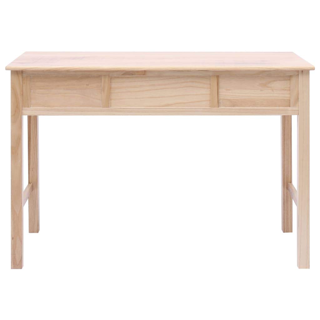 FAMIROSA Natural Wood Writing Desk 43.3