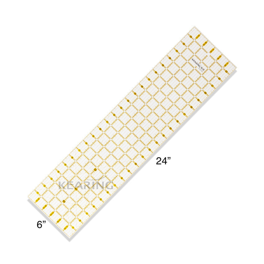 24 x 6 Inch Acrylic Quilting Ruler - Imperial Measurement for Sewing, Patchwork & DIY Craft Projects | Perfect for Quilters, Dressmakers & Fabric Artists