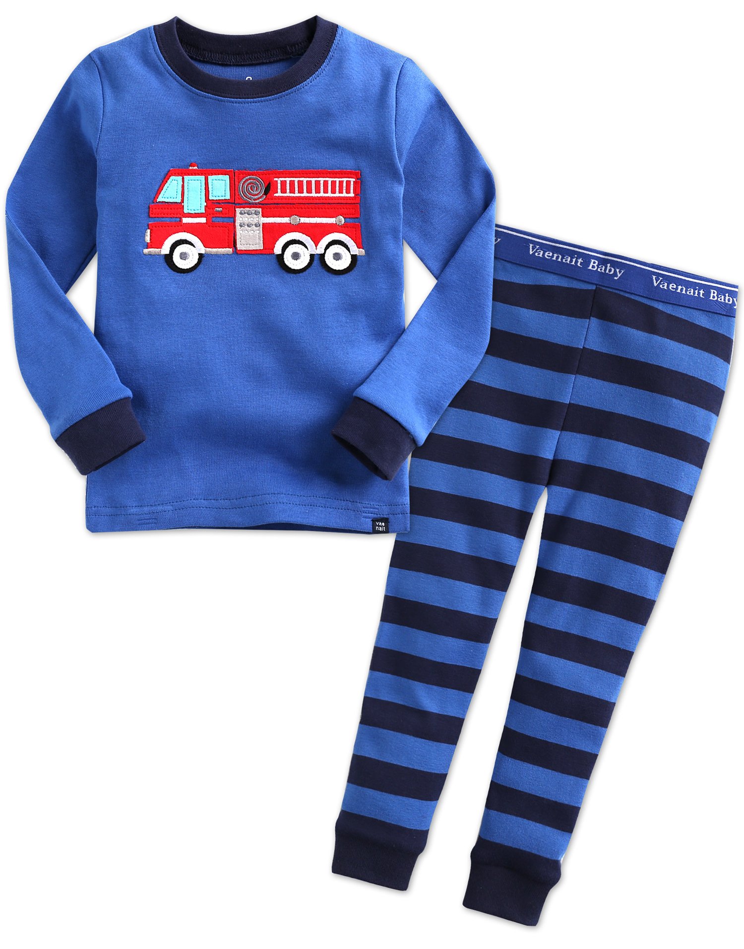 VAENAIT Kids Cotton Dino Pajama Set - Comfy Sleepwear for Boys & Girls