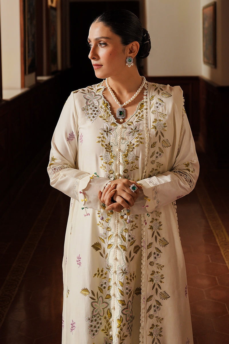 IVORY GARDEN 3-Piece Satin Embroidered Women's Suit Set - Elegant Formal Outfit for Weddings, Parties & Special Occasions