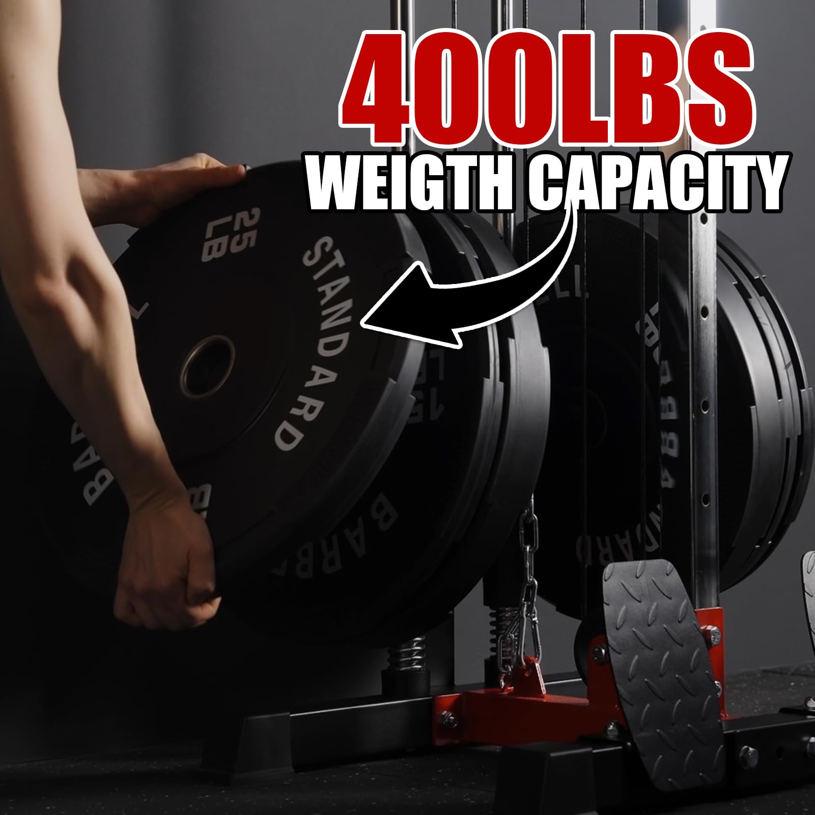 ER KANG Wall Mount Cable Station - Dual Pulley System with 18 Adjustable Positions for Home Gym Strength Training | Perfect for Full-Body Workouts, Weight Loss & Muscle Building