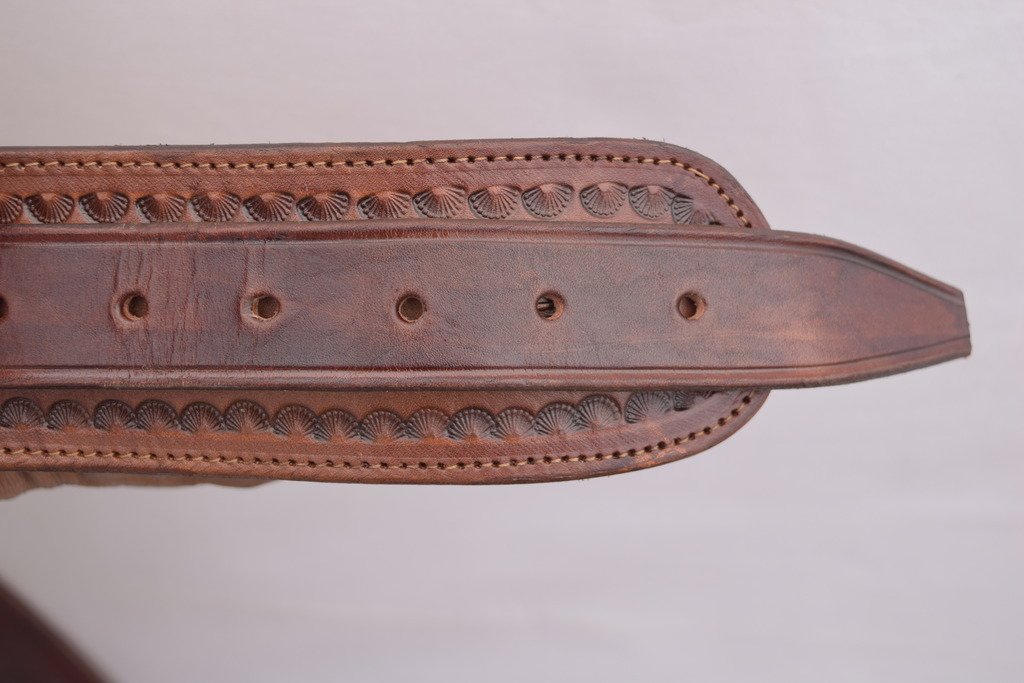 Cowboy Western Style Gun Holster & Belt Rig - .22 Cal Single Drop Holster for Standard .22 Barrel - Perfect for Cowboy Action Shooting, Reenactments & Western Style Outfits