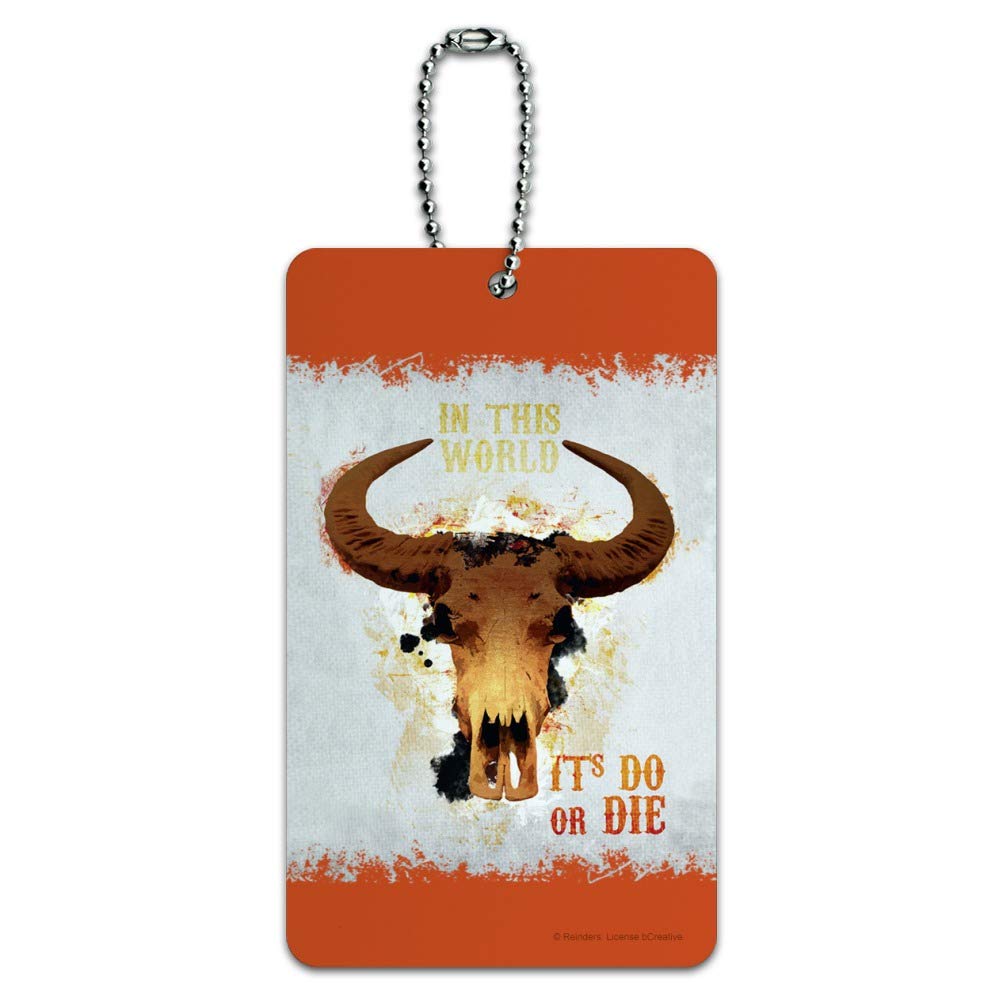 Western Style Leather Luggage Tag for Suitcases & Carry-Ons - Durable ID Card Holder for Travel & Adventure