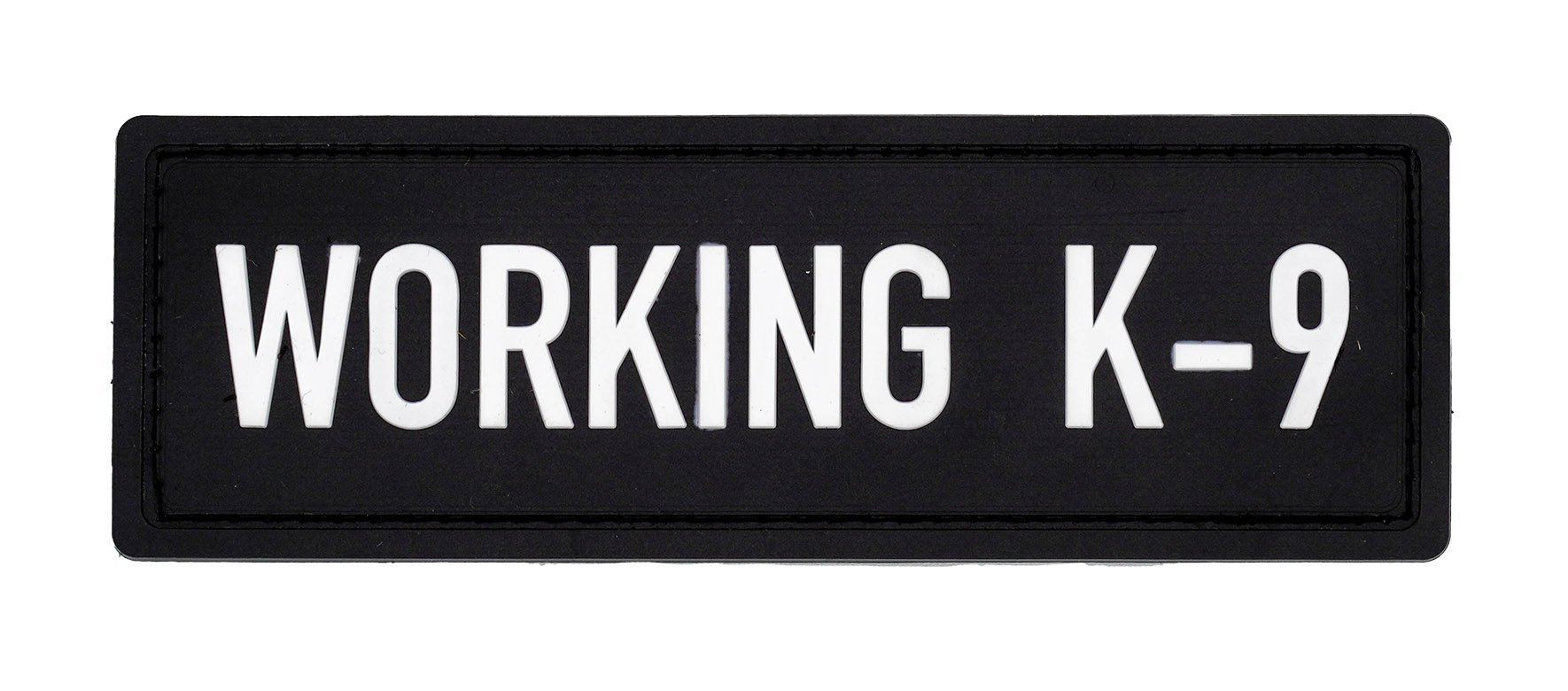 K9 Working Dog Patch 4.5 x 1.5 Inch - Embroidered Military Style Badge for Police, Military & Service Dogs - Perfect for Vests, Uniforms & Backpacks