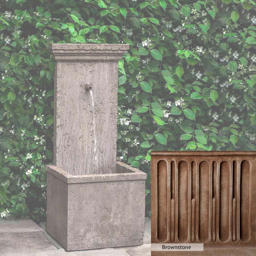Campania International Marais Wall Fountain - Outdoor Garden Water Feature for Patio, Yard & Landscape Decor