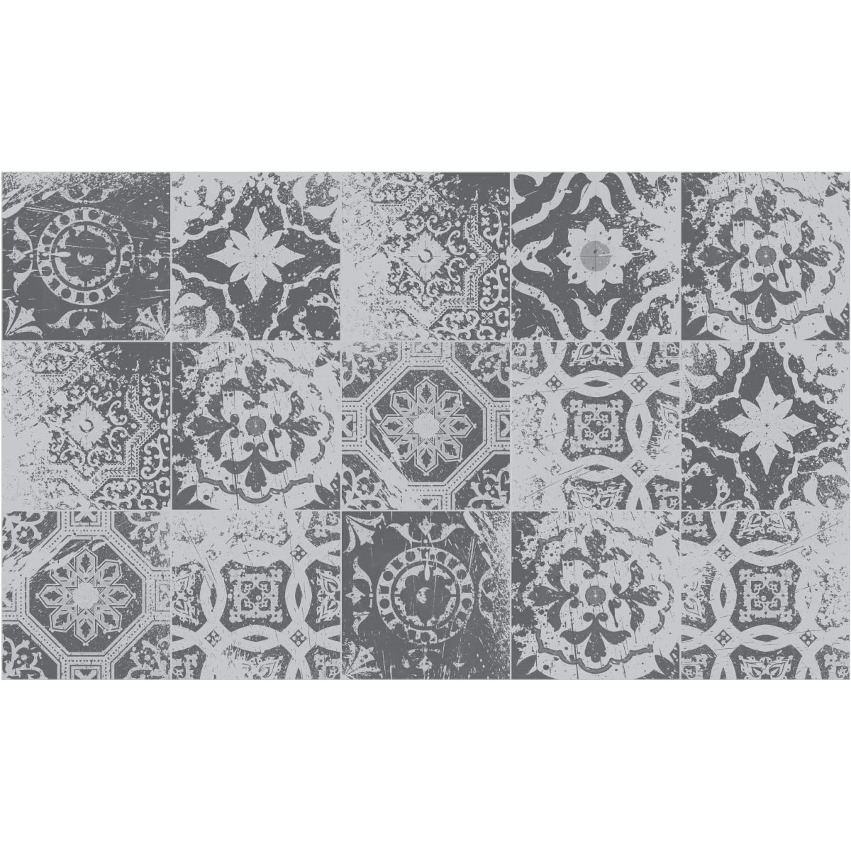 Non-Slip Bathroom Floor Tile Stickers - Waterproof Adhesive Floor Tiles with Laminate Protection (60x100cm) - Perfect for Bathroom, Kitchen, Laundry Room & High-Traffic Areas