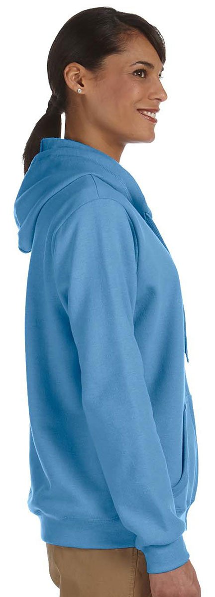 Gildan Women's Full Zip Hooded Sweatshirt - Soft Fleece Pullover Jacket for Casual Wear, Gym & Outdoor Activities