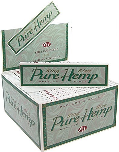 **25 Pure Hemp King Size Tree-Free Eco-Friendly 100% Natural Hemp Rolling Papers (33 Leaves/Pack) + Beamer Smoke Sticker – Ideal for Rolling Tobacco, Herbal Mixes, Cones, and Legal Smoking Herbs – Perfect for DIY Smokers & Eco-Conscious Users**