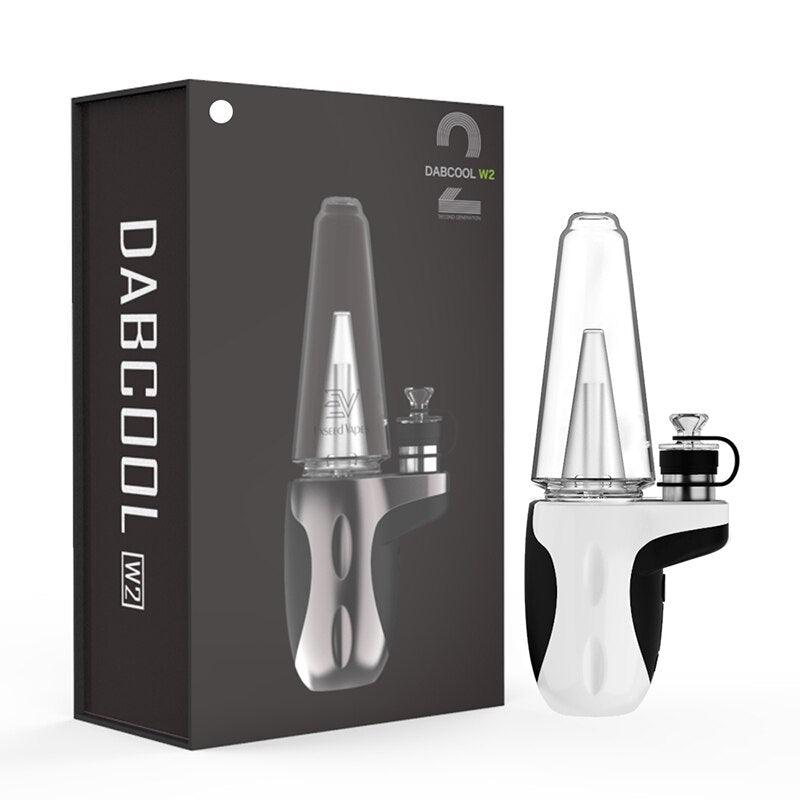 Dabcool W2 Electric Dab Rig Kit - IPX4 Waterproof, 1500mAh Battery Portable Vaporizer for Wax & Concentrates | Perfect for Home Use, Travel & Outdoor Activities