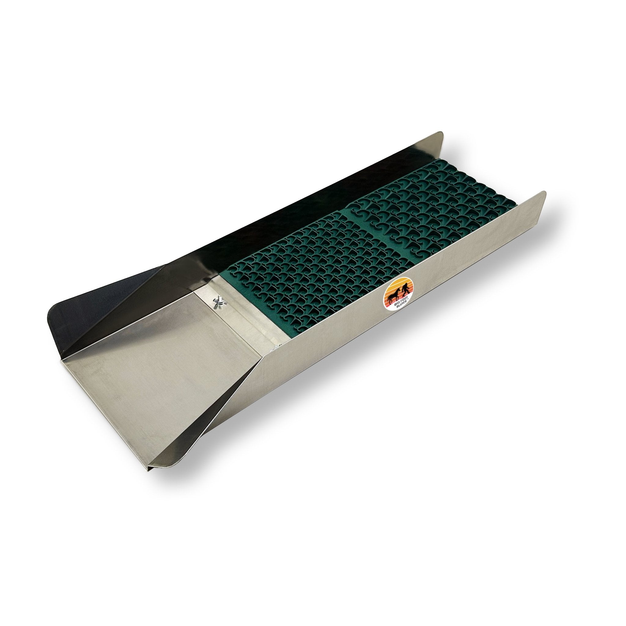 Prospectors Dream Big Foot Series Gold Sluice Box 8x35 Inches - Portable Gold Mining Equipment for Stream & River Panning - Perfect for Outdoor Gold Prospecting & Treasure Hunting