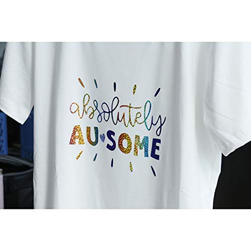 HOHOFILM Holographic Stripe Multi Heat Transfer Vinyl HTV - 20