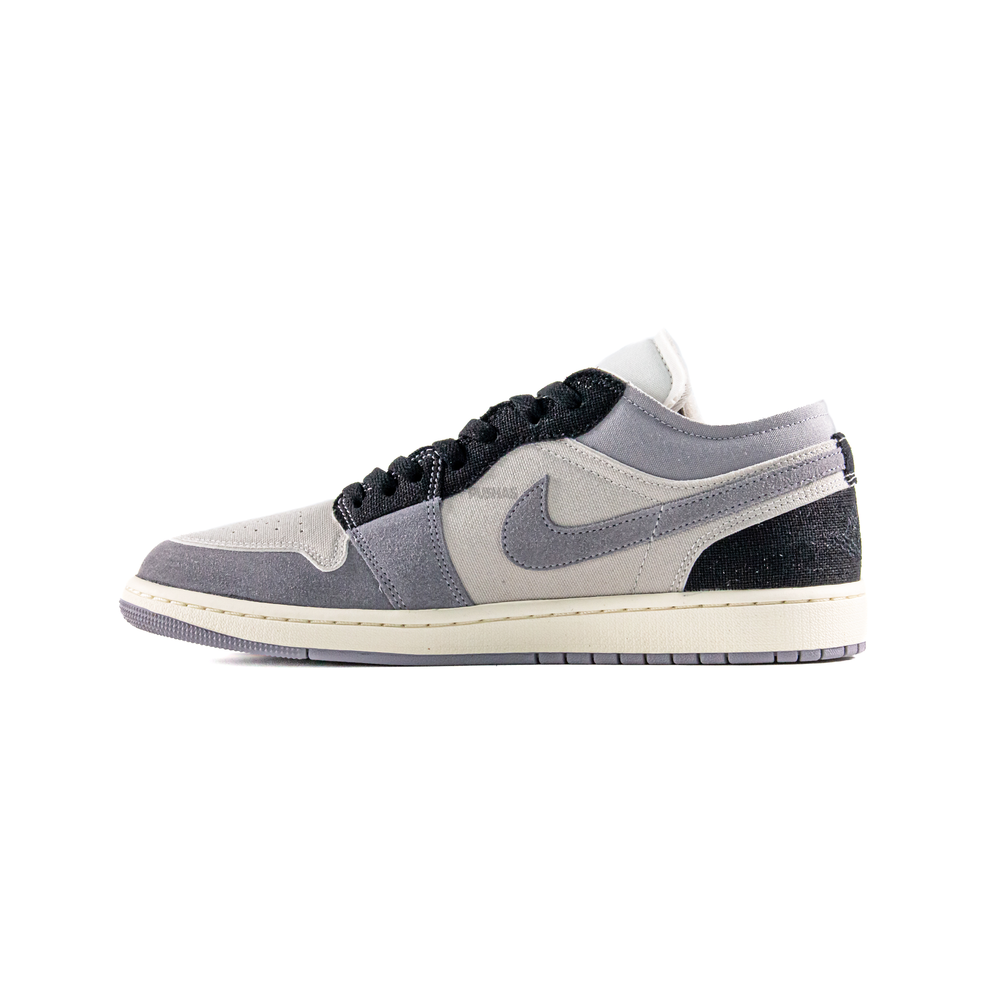 Air Jordan 1 Low SE 'Craft Inside Out Cement Grey' Sneakers (2023) - Men's Basketball Shoes for Casual Wear & Street Style Fashion
