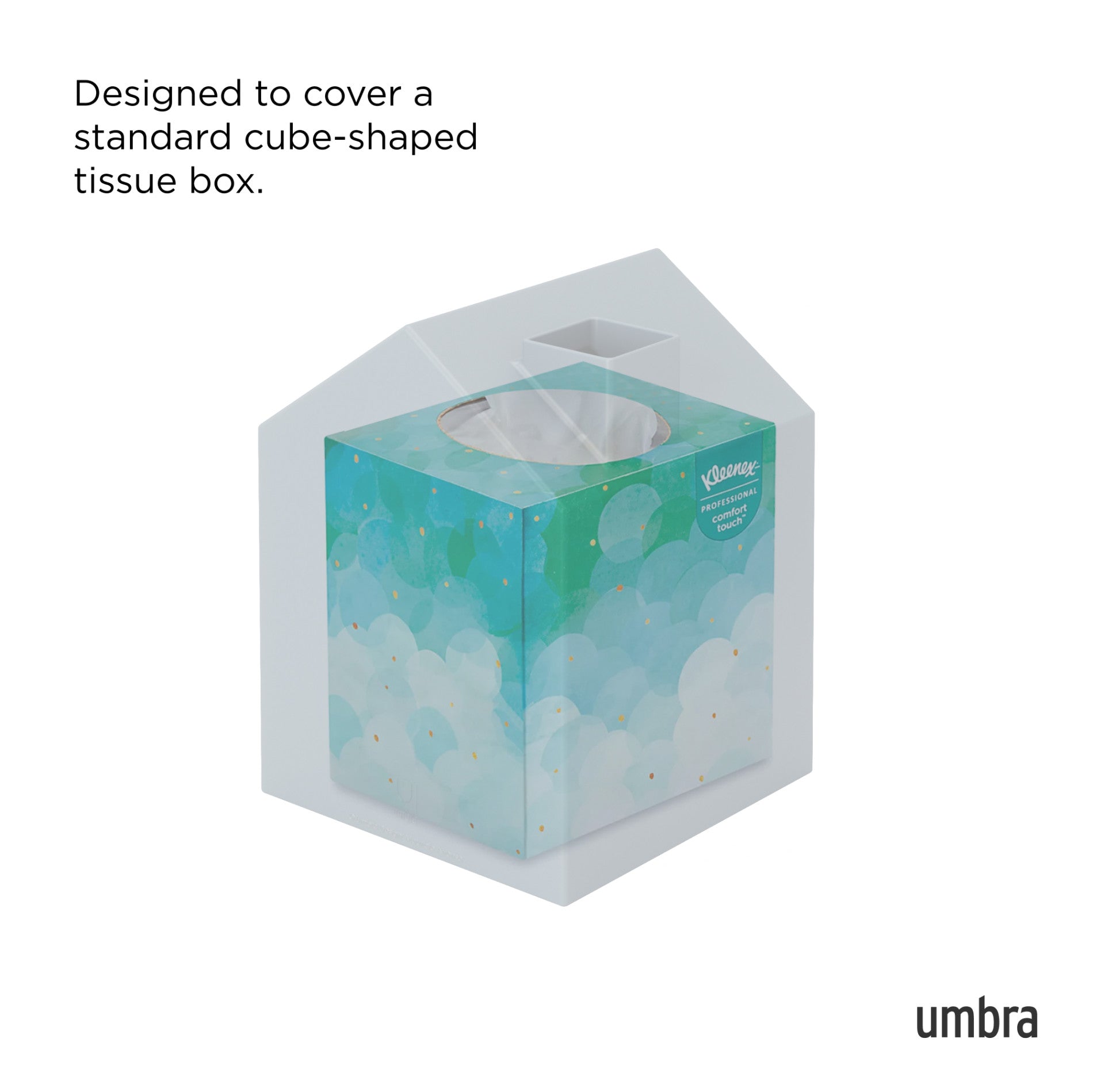 Elegant Casa Tissue Box Cover - Decorative Home & Office Tissue Holder for Living Room, Bedroom, or Bathroom