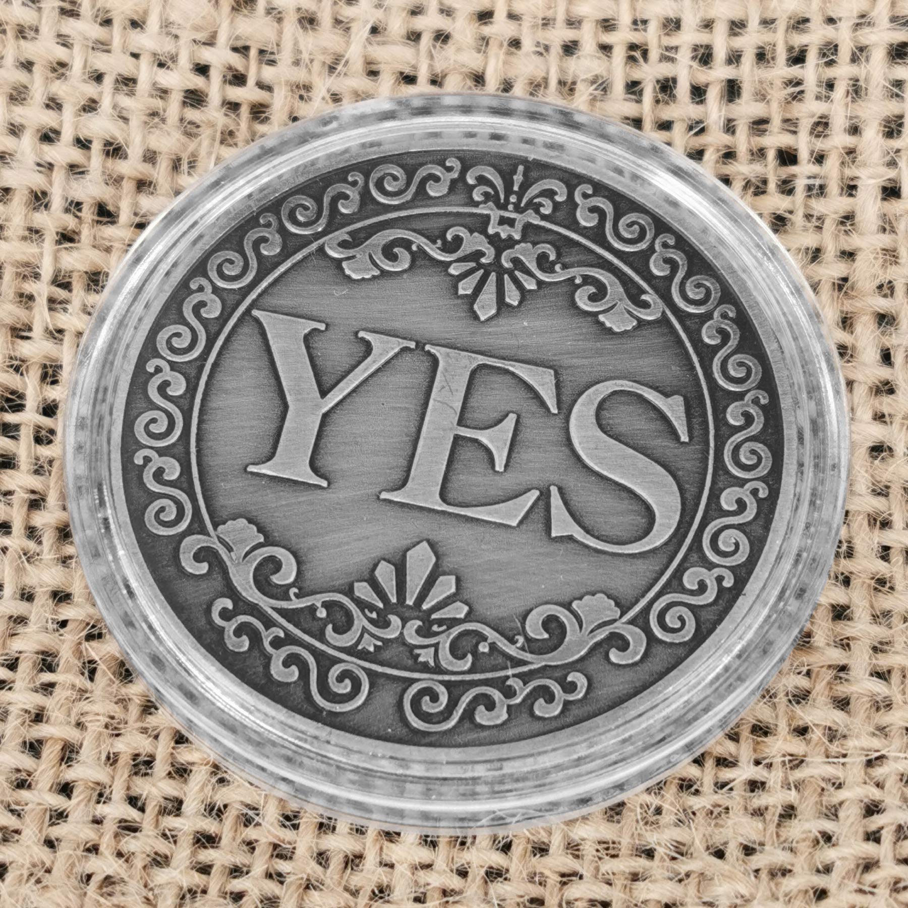 YES NO Decision Challenge Coins - Fun Novelty Letter Tokens for Games, Gifts & Decision Making - Perfect for Parties, Gifts & Icebreaker Activities