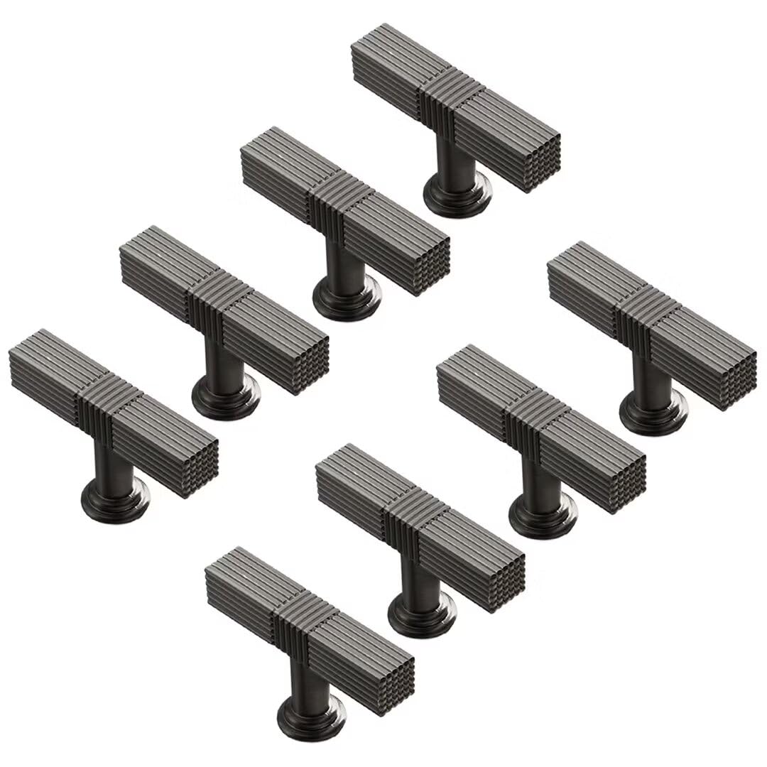 Vintage Drawer Knobs and Handles - 8 Pack Cabinet Hardware for Dressers, Kitchen Cabinets, Cupboards & Closet Doors - Elegant Drawer Pulls for Home Decor & Furniture Upgrade (Perfect for Bedroom, Bathroom & Kitchen Renovation)