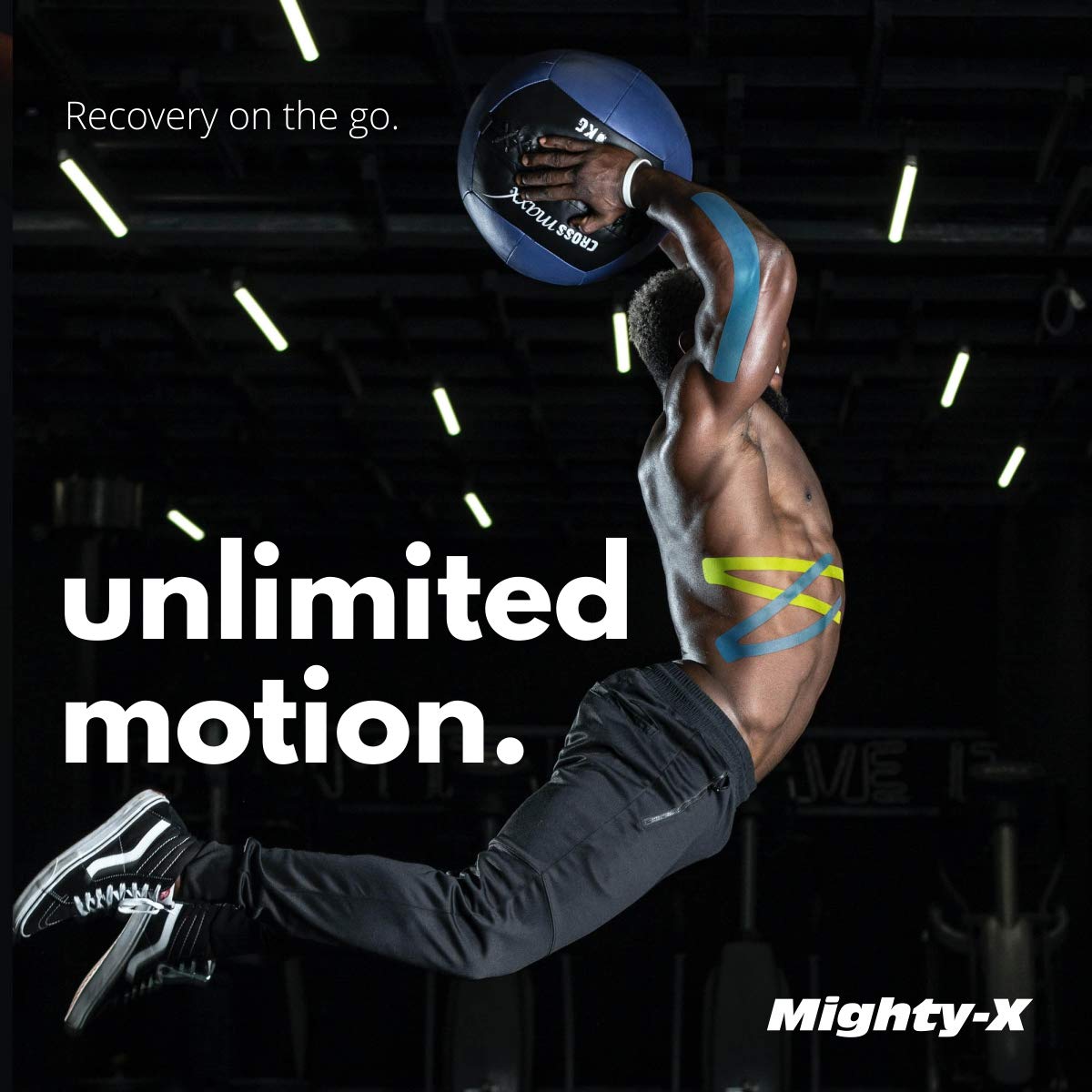 **Waterproof Kinesiology Tape - 3 Rolls (16.4 ft Each) - Muscle & Joint Pain Relief for Knee, Shoulder & Sports Injuries - Easy to Apply Athletic Tape with 50 Video Tutorials - Ideal for Running, Gym & Physical Therapy**