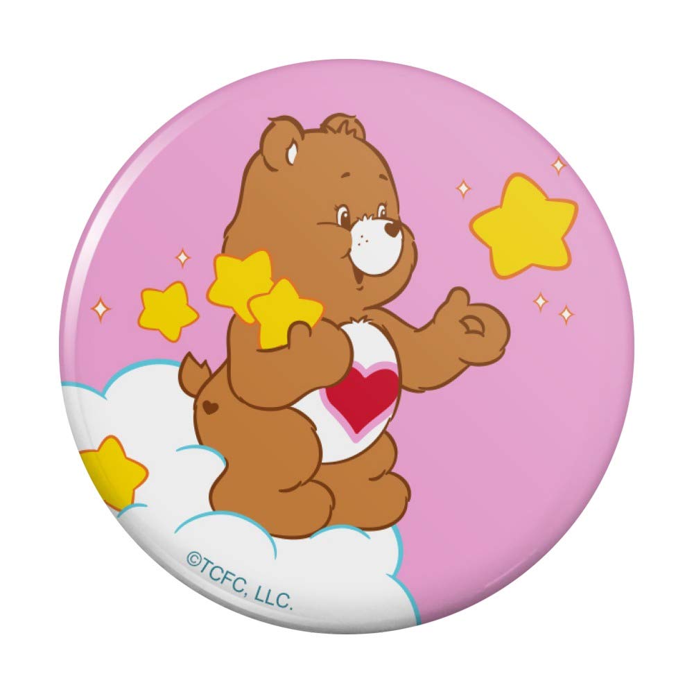 Care Bears Tenderheart Bear Kitchen Refrigerator Magnet - Cute Decorative Fridge Magnets for Home, Office & School - Perfect for Holding Notes, Photos & Reminders