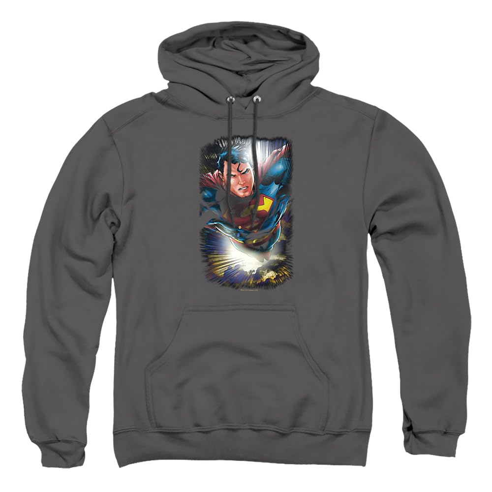 Superman Hoodie for Adults - Unisex Pullover for Casual Wear
