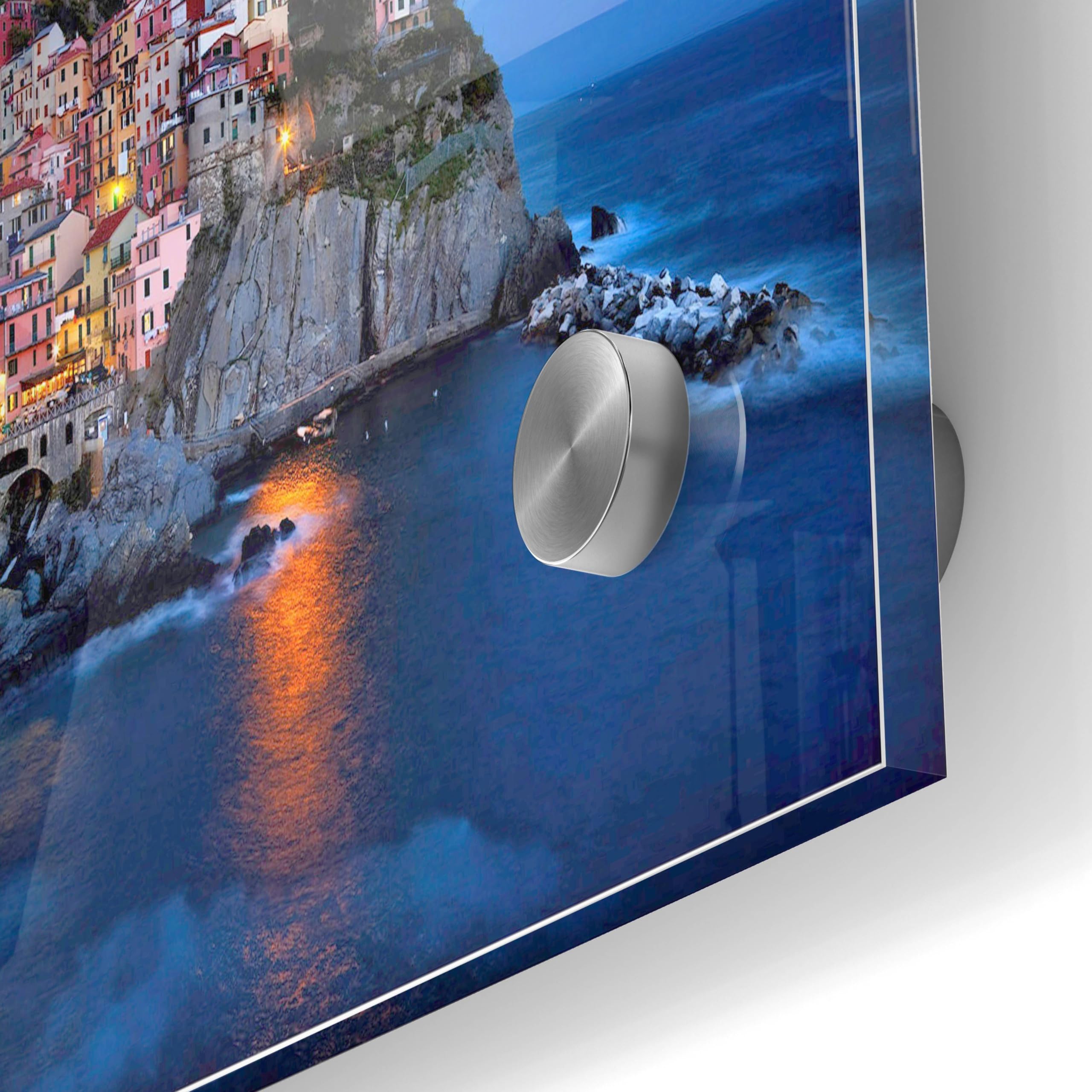 Epic Art 'Riviera' - Vibrant Acrylic Glass Wall Decor 24x36 Inches - Modern Home & Office Wall Art for Living Room, Bedroom, or Dining Area