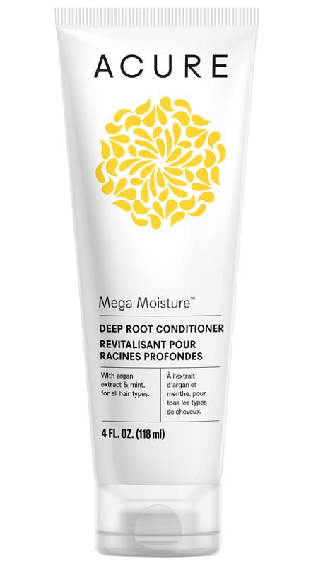 ACURE Mega Moisture Deep Root Conditioner 118ml - Hydrating Hair Treatment for Dry & Damaged Hair - Perfect for Deep Conditioning at Home or Salon