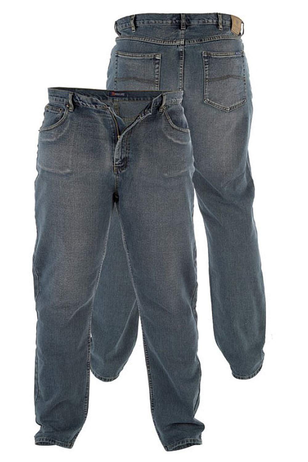 Comfort-Rockford Comfort Fit Jeans for Men - Stretch Denim Pants with Relaxed Fit (Dirty Denim 370) - Perfect for Casual Wear, Work & Everyday Outfits