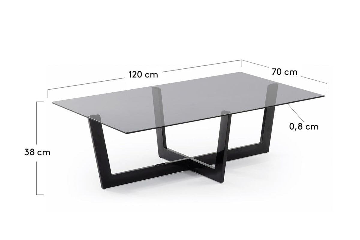 Modern Como Palma Coffee Table - Stylish Round Wooden Living Room Center Table for Home Decor, Perfect for Living Rooms, Lounges & Offices