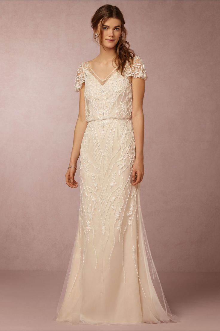 BHLDN Etoile Aurora Wedding Gown - Elegant Lace Bridal Dress for Beach, Garden & Formal Ceremonies