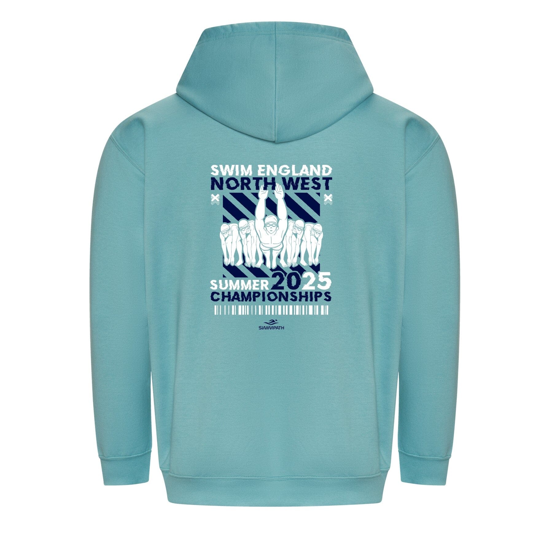 Swim England North West Summer Championships 2025 Hoodie - Seafoam Green | Comfortable Cotton Blend Pullover for Swimming Competitions & Team Spirit