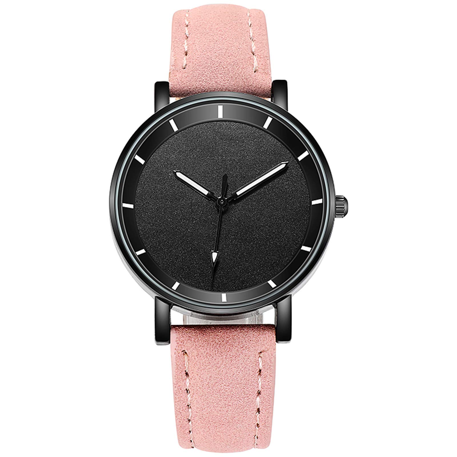 Luxury Stainless Steel Casual Dial Women's Watch - Brown Leather Band Quartz Wristwatch for Everyday Wear, Office & Special Occasions
