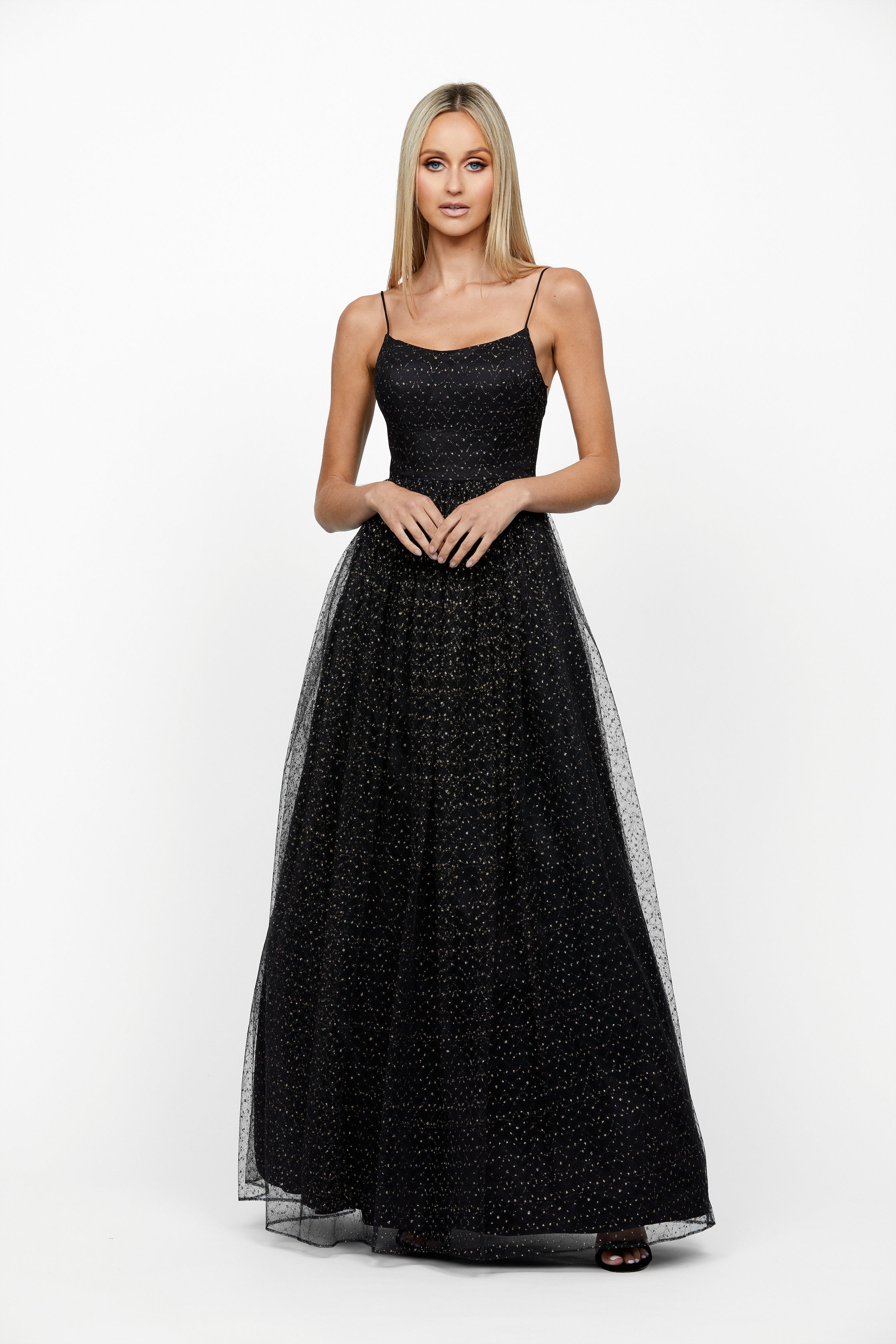 Elegant Sorrento Scoop Neck Ball Gown - Formal Evening Gown for Prom, Wedding & Special Occasions | Plus Size Options Available